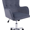 Офисное кресло AksHome Bella XL (chrome Kiton 713 Graphite велюр/графит)