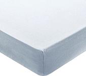 Постельное белье Миланика Серый на резинке 180x200 (поплин г/к)