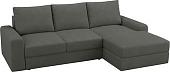 Угловой диван Mio Tesoro Elke Optima Правый (Velutto 32/темно-серый)