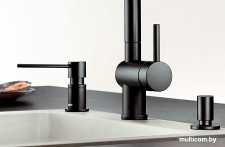 Дозатор для жидкого мыла Blanco Lato (черный матовый)