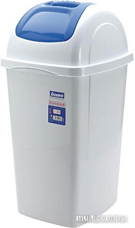 Мусорное ведро Bama Cont.Europa Lt.33 Bianco (33 л, белый/синий)