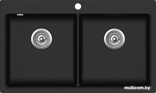 Кухонная мойка Aquasanita Magna SQM200AW (black metallic 601)