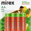 Аккумулятор Mirex AA 2700mAh 1 шт 23702-HR6-27-E4