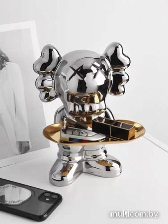 Статуэтка Merry Bear Home Decor Kaws Серебристый 30001206