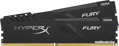 Оперативная память HyperX Fury 2x4GB DDR4 PC4-25600 HX432C16FB3K2/8
