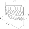 Мебель для ванных комнат AM.PM Полка Sense L A7452100