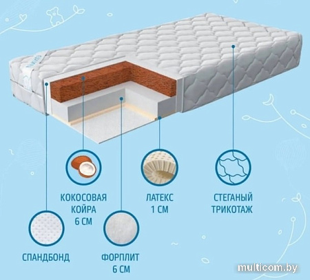 Матрас Nuovita Classico Plus 60x120x14