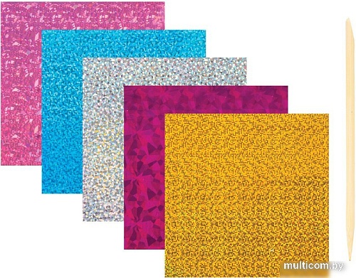 Набор для создания поделок/игрушек Юнландия Аппликация из фольги. Пони 662384