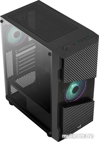 Корпус AeroCool Menace Saturn RGB-G-BK-v1