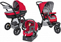 Универсальная коляска Chicco Trio Activ3 (3 в 1, red berry)