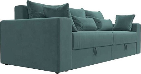 Диван Mebelico Майами 128 114687 (велюр, бирюзовый)