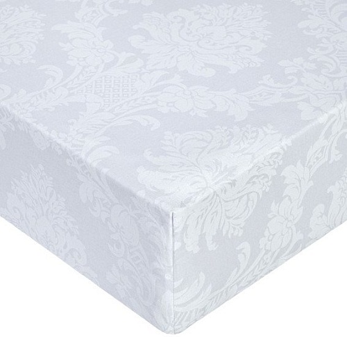 Постельное белье Миланика Кварц на резинке 200x200 (поплин/жаккард)