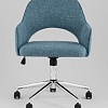 Офисное кресло Stool Group Кларк Clarkson Tweed Blue (рогожка, синий)
