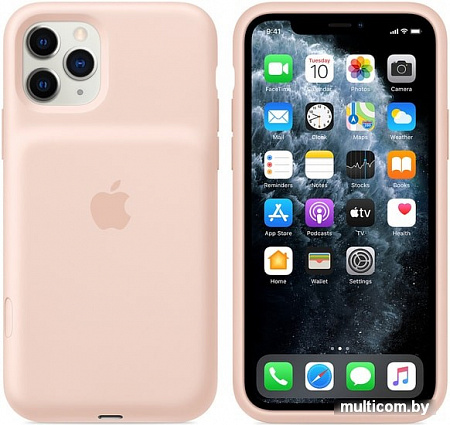 Чехол Apple Smart Battery Case для iPhone 11 Pro (розовый песок)