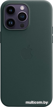 Чехол для телефона Apple MagSafe Leather Case для iPhone 14 Pro Max (зеленый лес)