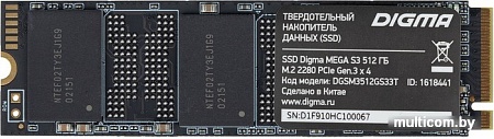 Digma Mega S3 512GB DGSM3512GS33T