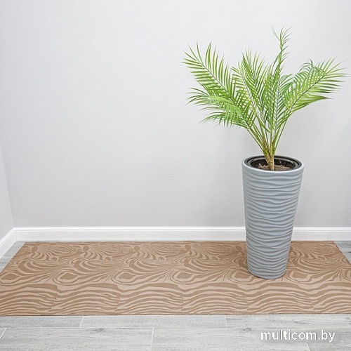 Придверный коврик Вилина Противоскользящий Элемент 65x180 7177-Zebra_Brown (коричневый)