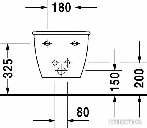 Биде Duravit Darling New [2249150000]