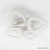 Припотолочная люстра Estares Room 80W 4TR-APP-530x530x90-WHITE/WHITE-220-IP20