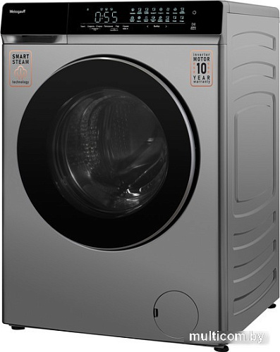 Стирально-сушильная машина Weissgauff WMD 888 Touch Inverter Steam Silver