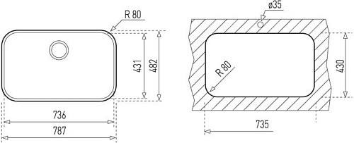 Кухонная мойка TEKA BE 740/430