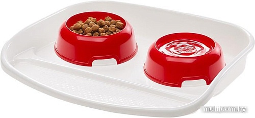 Миски на подставке Ferplast Lindo 71910021W1 (красный)