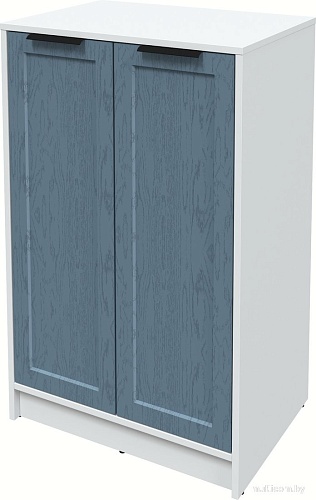 Тумба Интерлиния Концепт Тренд КТ-Т64 (белый платинум/дуб лазурный)