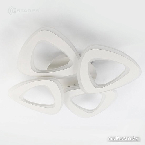 Припотолочная люстра Estares Room 80W 4TR-APP-530x530x90-WHITE/WHITE-220-IP20
