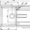Кухонная мойка IDDIS Vane G V15W781i87