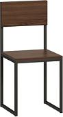 Стул LoftyHome Бервин (коричневый/черный)