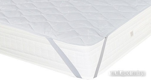 Защитный наматрасник Миланика Шарм Полиэфирное волокно однотонный 140x200