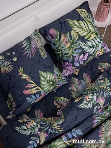 Постельное белье Миланика Амазонка 2сп с европростыней (бязь)