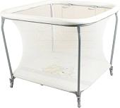 Манеж-кровать Globex Квадрат (мишки, серый)