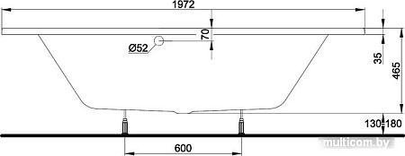 Ванна Kolo Inspiration 140x140