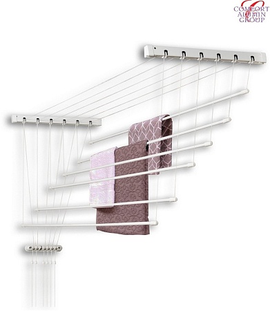 Сушилка для белья Comfort Alumin Потолочная 6 прутьев 250 см стальная (с металлическим креплением)