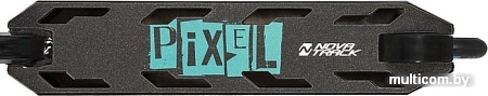 Самокат Novatrack Pixel BL 110A.PIXEL.BBL20 (черный/синий)
