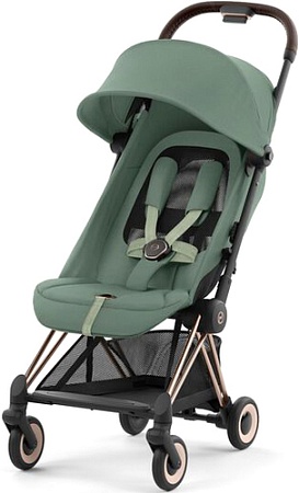 Коляска прогулочная «книга» Cybex Coya (leaf green/rosegold frame)