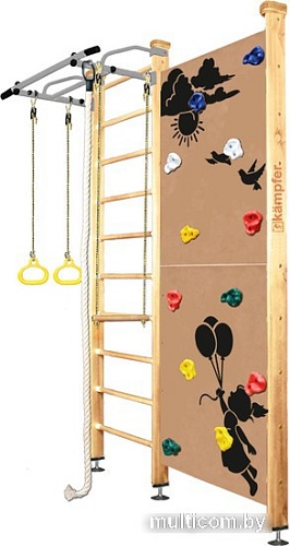 Детский спортивный комплекс Kampfer Jungle Ceiling Girl (стандарт, натуральный/белый антик)