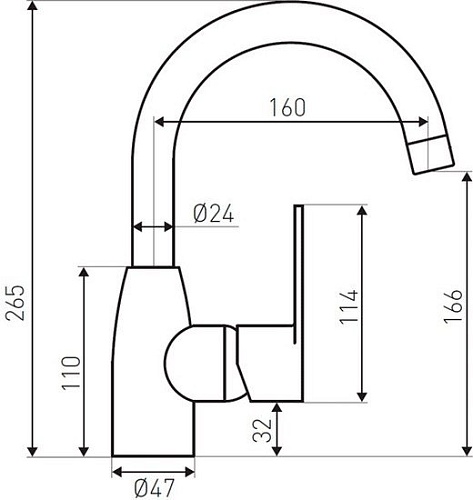 Смеситель Ferro Algeo BAG2A-12