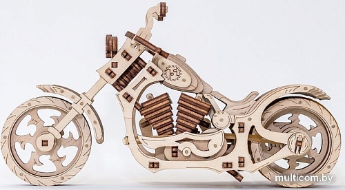 Сборная модель Eco-Wood-Art Круизер с резиномотором