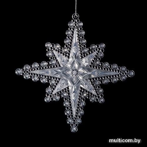 Елочная игрушка Erich Krause Decor Снежинка морозный узор 53459