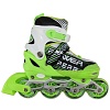 Роликовые коньки Cosmoride Aqua (р. 35-38, белый/зеленый)