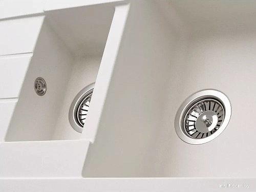 Кухонная мойка KUPPERSBERG Modena 1,5B1D (белый)