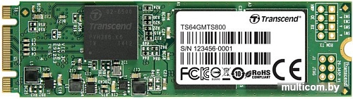SSD Transcend MTS800 64GB (TS64GMTS800)