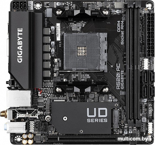 Материнская плата Gigabyte A520I AC (rev. 1.x)