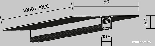 Шинопровод Maytoni Technical Busbar trunkings Levity TRX184-121B