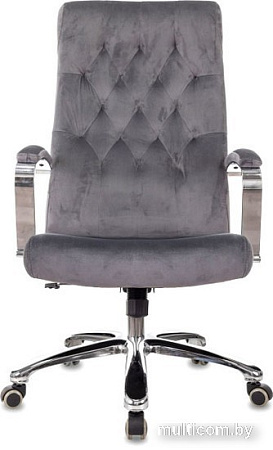 Офисное кресло Бюрократ T-9928SL Fabric (серый Italia 26/крестовина металл хром)