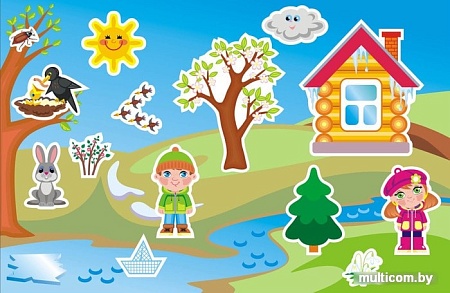 Магнитная доска Десятое королевство Времена года 01542