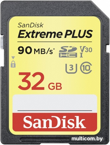 Карта памяти SanDisk ExtremePlus V30 SDHC 32GB [SDSDXWF-032G-GNCIN]