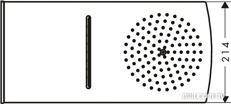 Верхний душ Hansgrohe Raindance Rainfall 180 AIR 2jet [28433400]